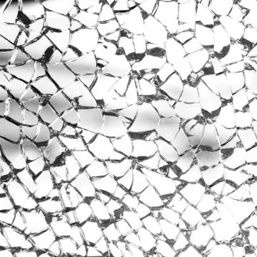 Broken glass Foto stock