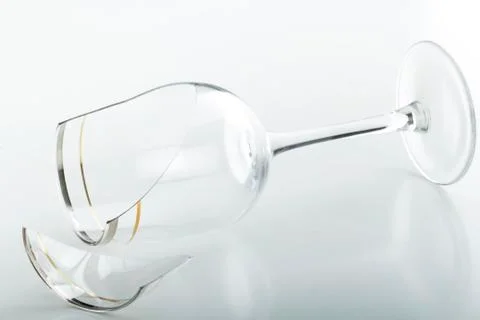 Broken glass Stock Photos
