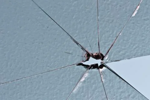 Broken glass Stock Photos