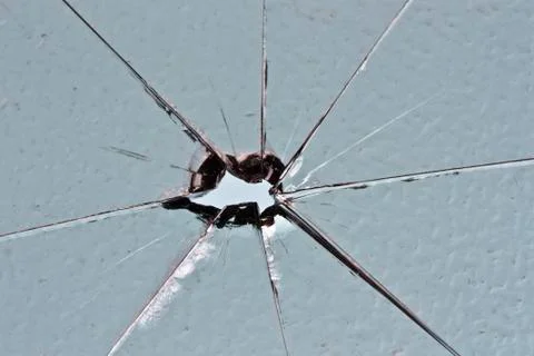 Broken glass Stock Photos