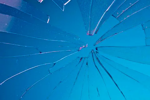 Broken glass Stock Photos