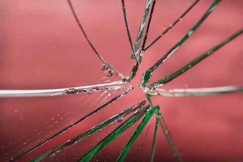 Broken glass Stock Photos