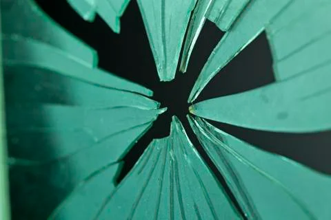 Broken glass Stock Photos