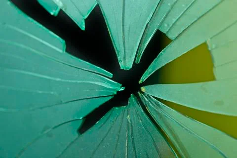 Broken glass Stock Photos