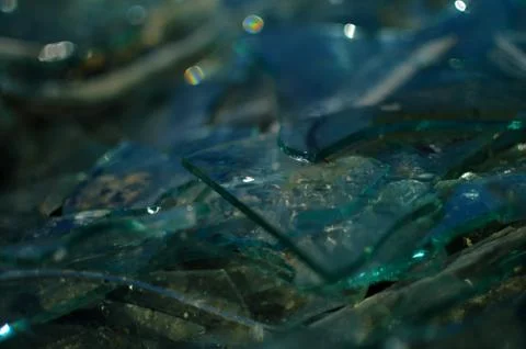 Broken glass Stock Photos