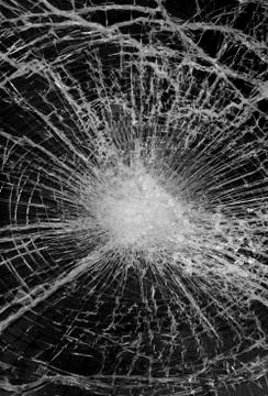 Broken glass Stock Photos