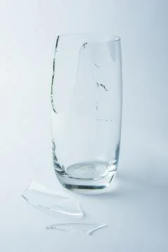 Broken glass Stock Photos