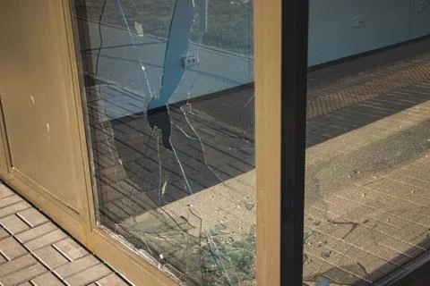Broken glass Stock Photos