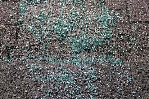 Broken glass Foto stock