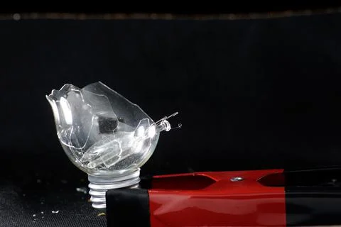 Broken glass Stock Photos