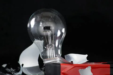 Broken glass Stock Photos