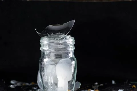 Broken glass Stock Photos