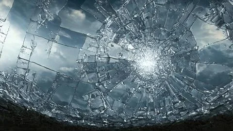 Broken Glass Stock Photos