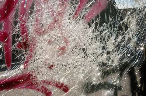 Broken glass Stock Photos