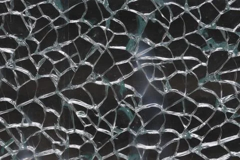 Broken Glass Foto stock