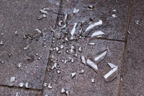 Broken Glass Stock Photos