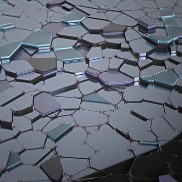 Broken glass with sharp pieces over black background Illustrazione stock