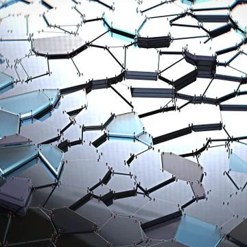 Broken glass with sharp pieces over black background Stock Illustration