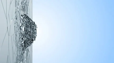 Broken Glass Slow Motion Stock Footage 32781973