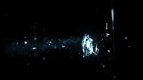 Broken Glass In Slow Motion With Lens Flare - 29 Stock Footage 69749675