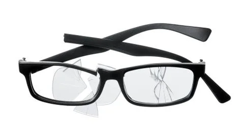 Broken Glasses Stock Photos