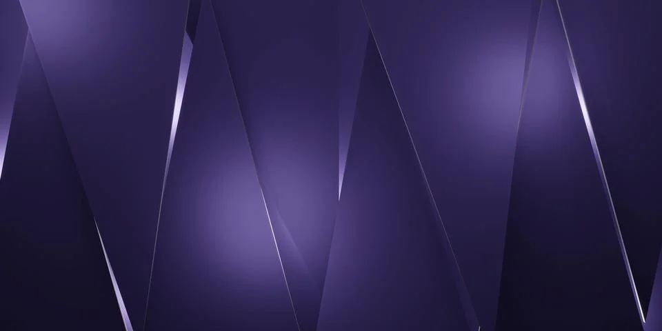 Broken glowing triangle abstract background 3d illustration Stock-Illustration