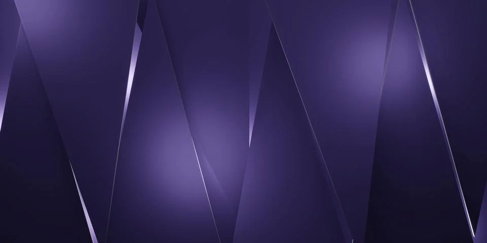 Broken glowing triangle abstract background 3d illustration Stock Illustration