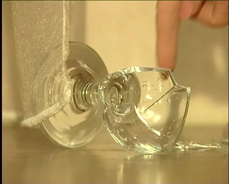 Broken goblet Stock Footage 944364