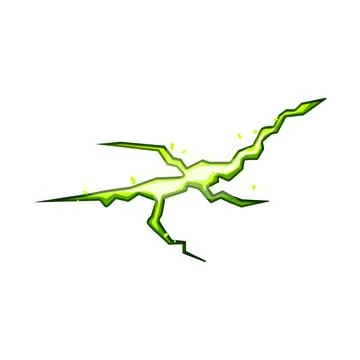 Broken ground crack cartoon vector illustration Stock Illustration