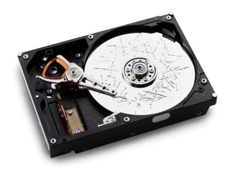 Broken hdd data loss Stock Photos