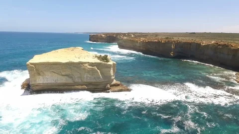 Broken head coast Stock Footage 100597220