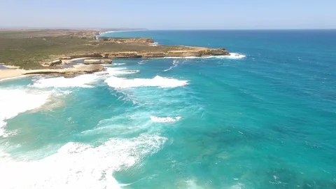 Broken head coast Stock Footage 100597246