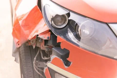 Broken headlight Stock Photos