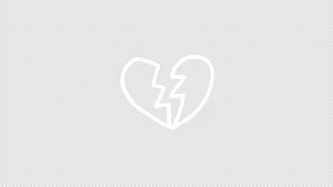 Broken Heart Animation on Transparent Background with Alpha Channel Stock-Footage 337556863