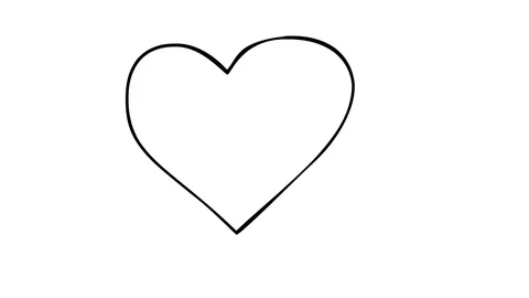 Broken Heart Breaking Drawing 2D Animation 스톡 동영상 115757417