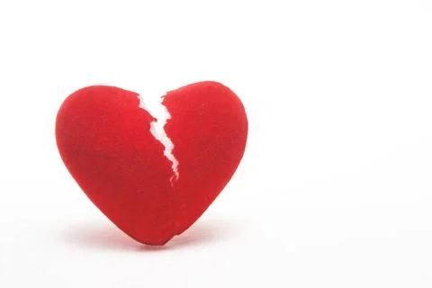 Broken Heart A closeup image of a broken heart. Copyright: xZoonar.com/Rob... Stock Photos