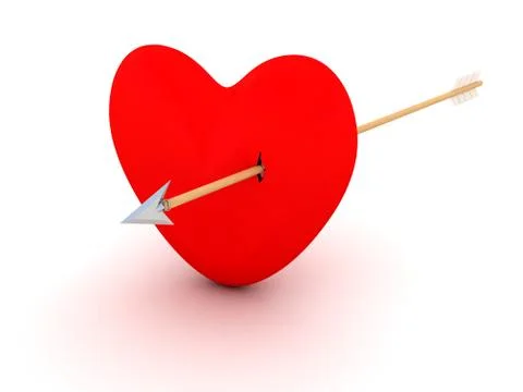 Broken heart - conceptual image Stock Illustration