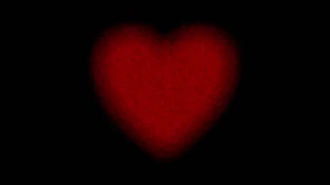 Broken heart dissipating Stock Footage 146974240