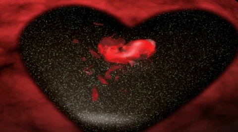 Broken heart Stock Footage 44256603