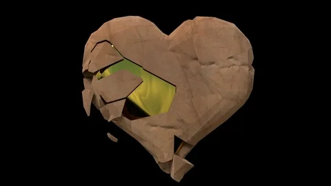 Broken Heart Stock Footage 87575563