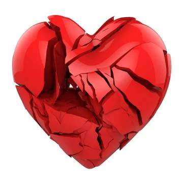 Broken heart Stock Illustration