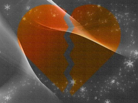 Broken Heart Stock Illustration