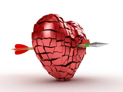 Broken Heart Illustrazione stock