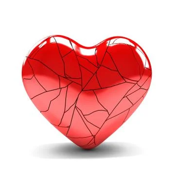 Broken Heart Stock Illustration