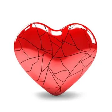 Broken Heart Stock Illustration