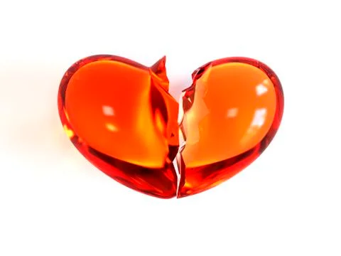 Broken heart Stock Illustration