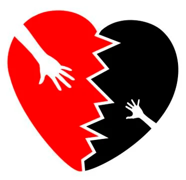 Broken Heart Stock Illustration