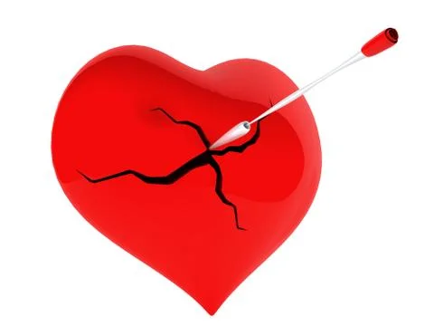 Broken Heart Stock Illustration