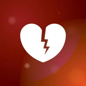 Broken Heart Stock-Illustration