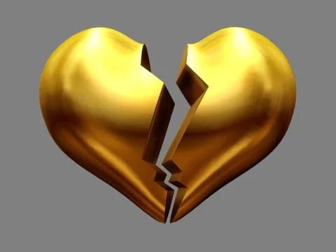 Broken Heart 스톡 일러스트